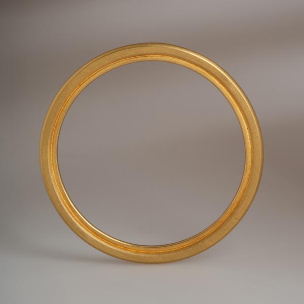 Anke Gralfs, Armreif »Rahmen«, Silber vergoldet